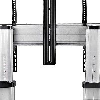 StarTech.com Rolling TV Cart/Stand On Wheels For 60-100inch Flat Screens Up To 220lb (100kg), Height Adjustment via Hand Crank, Mobile/Portable Trolley Mount, 152.4 cm (60