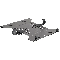 StarTech.com VESA Laptop Tray - Adjustable Monitor Arm Laptop Tray Secures Notebooks (4.5kg / 9.9lb) - 75x75 & 100x100 VESA Mount Holes - Ventilated - For Monitor Desk Mounts/Stands, Laptop arm, Black, Plastic, Steel, 4.5 kg, 75 x 75,100 x 100 mm, 420 mm