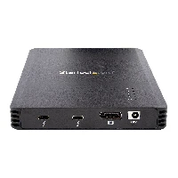 StarTech.com 4 Bay Thunderbolt 3 NVMe Enclosure, For M.2 NVMe SSD Drives, 1x DisplayPort Video/ 2x TB3 Downstream Ports, 40Gbps, 72W Power Supply, External Hard Drive Enclosure, SSD enclosure, M.2, M.2, 40 Gbit/s, USB connectivity, Black