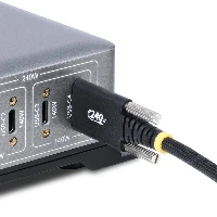 StarTech.com 10ft (3m) USB-C Charging Cable, Durable and Ultra-Flexible, Side Screw Locking, 240W (5A) PD EPR, USB 2.0 Laptop Charger Cable, USB-IF Certified, Rugged USB-C Charging Cord, 3 m, USB C, USB C, USB 2.0, 0.48 Gbit/s, Black