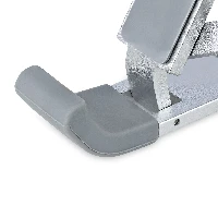 StarTech.com Foldable Laptop Riser Stand, Portable Height Adjustable Ergonomic Laptop Stand, Ventilated Aluminum Frame Supports 22lb (10Kg), Tilt/Raised/Angled Laptop/Tablet Stand, Collapsible Design, Laptop stand, Silver, Aluminium, 10 kg, 15 - 84, 341 g