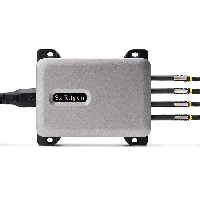 StarTech.com 4-Port Multi-Device USB-C Charger, 240W Total, Single Port 140W EPR, PD 3.1, Screw Locking Ports, Boardrooms, Bracket incl. for Surface Mounting, Indoor, AC, 28 V, 1.8 m, Grey