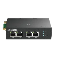 D-Link 4G LTE M2M VPN Router, Cellular network router, Black, DIN-rail, Fast Ethernet, 10,100 Mbit/s, 4G