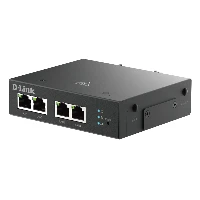 D-Link 4G LTE M2M VPN Router, Cellular network router, Black, DIN-rail, Fast Ethernet, 10,100 Mbit/s, 4G