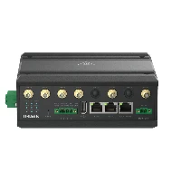 D-Link 5G IIoT Gateway, Cellular network gateway, Black, Gigabit Ethernet, 10,100,1000 Mbit/s, 802.11a, 802.11b, 802.11g, Wi-Fi 4 (802.11n), Wi-Fi 5 (802.11ac), 300,866 Mbit/s