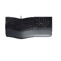 CHERRY KC 4500 ERGO, Full-size (100%), Wired, USB, QWERTY, Black