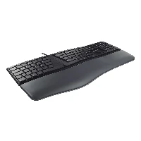 CHERRY KC 4500 ERGO, Full-size (100%), Wired, USB, QWERTY, Black