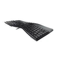 CHERRY KC 4500 ERGO, Full-size (100%), Wired, USB, QWERTY, Black