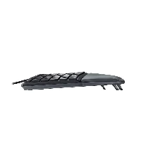 CHERRY KC 4500 ERGO, Full-size (100%), Wired, USB, QWERTY, Black