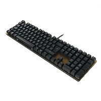 CHERRY KC 200 MX, Full-size (100%), Wired, USB, Mechanical, QWERTY, Black, Bronze
