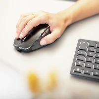 CHERRY DW 9500 SLIM, Wireless, RF Wireless + Bluetooth, Scissor key switch, QWERTY, Black, Grey, Mouse included