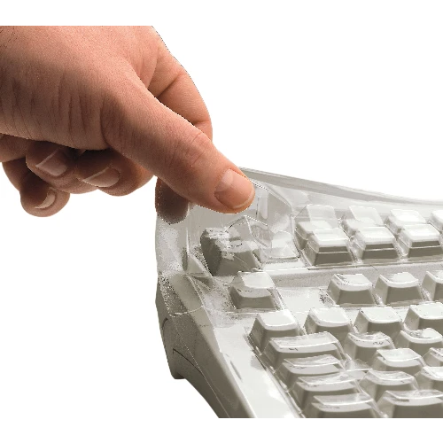 CHERRY WETEX FOR G84-5200 104 keys (versions europennes), Keyboard cover, 0.25 mm, Transparent