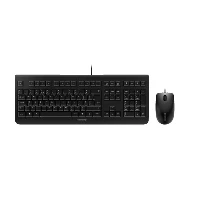 CHERRY DC 2000, Wired, USB, Membrane, QWERTY, Black, Mouse included