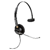 HP Poly EncorePro 510V Monaural Headset VoiceTube +Quick Disconnect, Wired, Calls/Music, 52 g, Headset, Black