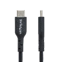 StarTech.com 3m (9.8ft) USB-C Charging Cable, USB C Cable, USB 2.0 Type-C Laptop Charger Cord, 60W 3A Power Delivery, TPE Jacket, USB-C Data Transfer Cable, M/M, 3 m, USB C, USB C, USB 2.0, 0.48 Gbit/s, Black