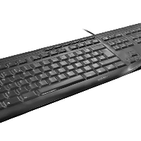 CHERRY WETEX FOR KC 1000 SC (versions europennes), Keyboard cover, 0.25 mm, Black