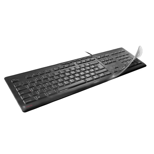 CHERRY WETEX FOR KC 1000 SC (versions europennes), Keyboard cover, 0.25 mm, Black