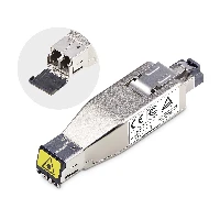 StarTech.com Gigabit Fiber to RJ45 Ethernet Media Converter Dongle, Optical Singlemode 10km/Multimode 800m, PoE Powered, Compact Design, Metal Housing, Micro Mini, TAA, 1000 Mbit/s, 1000Base-T, 1000Base-LX, IEEE 802.3ab, IEEE 802.3af, IEEE 802.3z, 1000BASE-T, 1000BASE-LX