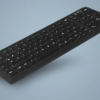 Contour Design Active Key -7000, Wired, PS/2, Scissor key switch, QWERTY, Black