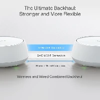 TP-Link BE3600 Whole Home Mesh Wi-Fi 7 System(2-Pack), White, Internal, Mesh system, Dual-band (2.4 GHz / 5 GHz), Wi-Fi 7 (802.11be), 2882 Mbit/s
