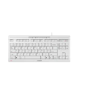 CHERRY STREAM KEYBOARD TKL, Wired, USB, Scissor key switch, QWERTY, White