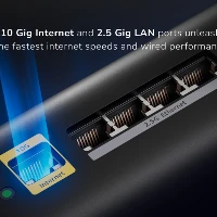 NETGEAR Orbi 870, Black, Internal, Mesh system, 836 m, Tri-band (2.4 GHz / 5 GHz / 6 GHz), Wi-Fi 7 (802.11be)