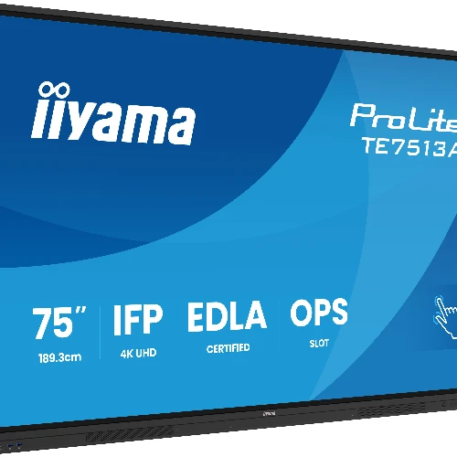 iiyama TE7513A-B1AG, Interactive flat panel, 190.5 cm (75