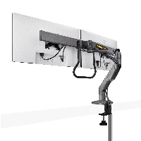 StarTech.com Desk Mount Dual Monitor Arm with Crossbar, Up To 27