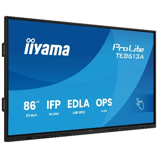 iiyama TE8613A-B1AG, Interactive flat panel, 2.17 m (85.6