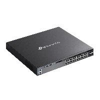 TP-Link Omada 24-Port Gigabit Stackable L3 Managed Switch with 4 10G Slots, Managed, L3, Gigabit Ethernet (10/100/1000), Rack mounting, 1U