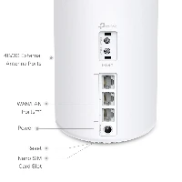 TP-Link 4G+ AX1500 Whole Home Mesh WiFi 6 Gateway, White, Internal, Mesh router, 190 m, Dual-band (2.4 GHz / 5 GHz), Wi-Fi 6 (802.11ax)