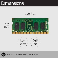 HP 8GB DDR4 3200 SODIMM Memory, China, Vietnam, South Korea, Business, 232 mm, 148 mm, 10 mm, 112 g