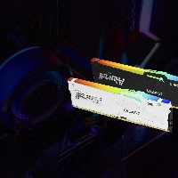 Kingston Technology FURY Beast 32GB 6800MT/s DDR5 CL34 DIMM (Kit of 2) White RGB EXPO, 32 GB, 2 x 16 GB, DDR5, 288-pin DIMM, White