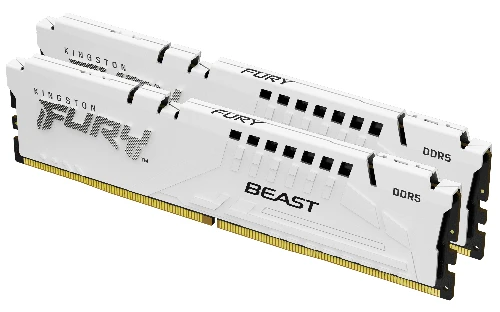 Kingston Technology FURY Beast 32GB 6800MT/s DDR5 CL34 DIMM (Kit of 2) White XMP, 32 GB, 2 x 16 GB, DDR5, 288-pin DIMM, White