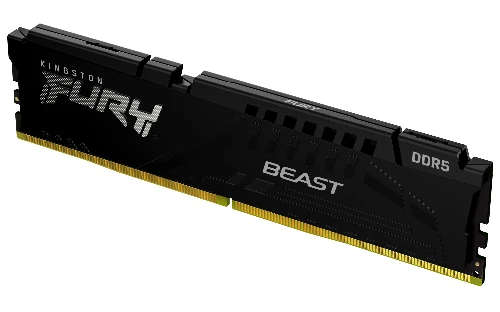Kingston Technology FURY Beast 32GB 6400MT/s DDR5 CL32 DIMM Black EXPO, 32 GB, 1 x 32 GB, DDR5, 288-pin DIMM, Black