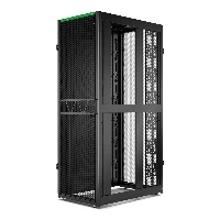 APC NetShelter SX Server Rack Gen 2, 48U, 2258H x 750W x 1200D mm, with Sides, Black, Freestanding rack, 48U, 1814 kg, Key lock, Adjustable feet, 177.8 kg