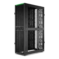 APC Netshelter SX Gen2 AR3300B2 - 42U, 1991h x 600w x 1200d mm, with side panels, black, Freestanding rack, 42U, Key lock, Adjustable feet, 131 kg, Black