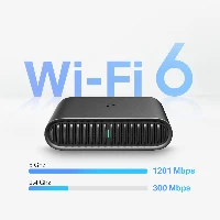 TP-Link AX1500 Wi-Fi 6 Travel Router, Wi-Fi 6 (802.11ax), Dual-band (2.4 GHz / 5 GHz), Ethernet LAN, Black, Portable router