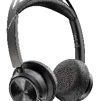 HP Poly Voyager Focus 2 Microsoft Teams Certified USB-C-C Headset +USB-C/A Adapter, Wireless, Office/Call center, 175 g, Headset, Black