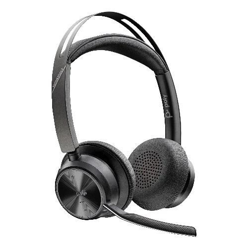 HP Poly Voyager Focus 2 Microsoft Teams Certified USB-C-C Headset +USB-C/A Adapter, Wireless, Office/Call center, 175 g, Headset, Black