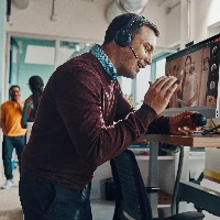 HP Poly Voyager Focus 2 Microsoft Teams Certified USB-C-C Headset +USB-C/A Adapter, Wireless, Office/Call center, 175 g, Headset, Black