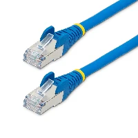 StarTech.com 7m CAT6a Ethernet Cable - Blue - Low Smoke Zero Halogen (LSZH) - 10GbE 500MHz 100W PoE++ Snagless RJ-45 w/Strain Reliefs S/FTP Network Patch Cord, 7 m, Cat6a, S/FTP (S-STP), RJ-45, RJ-45, Blue