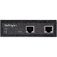 StarTech.com Industrial Gigabit PoE Injector - High Speed/High Power 90W - 802.3bt PoE++ 52V-56VDC DIN Rail UPoE/Ultra Power Over Ethernet Injector Adapter -40C to +75C Rugged, Network repeater, 100 m, 1000 Mbit/s, Microsemi PD69204, 10,100,1000 Mbit/s, Full