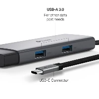 TP-Link UH5020C, USB Type-C, HDMI, USB 3.2 Gen 1 (3.1 Gen 1) Type-A, USB Type-C, 5000 Mbit/s, 60 Hz, 2160p, 4096 x 2160 pixels