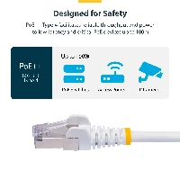 StarTech.com 50cm Blue CAT8 Ethernet Cable, Snagless RJ45, 25G/40G, 2000MHz, 100W PoE++, S/FTP, 26AWG Pure Bare Copper Wire, LSZH, Shielded Network Patch Cord w/Strain Reliefs, Fluke Channel Tested, 0.5 m, Cat8, S/FTP (S-STP), RJ-45, RJ-45, Blue