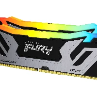 Kingston Technology FURY 48GB 8400MT/s DDR5 CL40 CUDIMM (Kit of 2) Renegade RGB Silver XMP, 48 GB, 2 x 24 GB, DDR5, 288-pin DIMM
