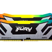 Kingston Technology FURY 48GB 8400MT/s DDR5 CL40 CUDIMM (Kit of 2) Renegade RGB Silver XMP, 48 GB, 2 x 24 GB, DDR5, 288-pin DIMM