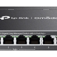 TP-Link Omada ES206GP, Managed, Gigabit Ethernet (10/100/1000), Power over Ethernet (PoE), Wall mountable