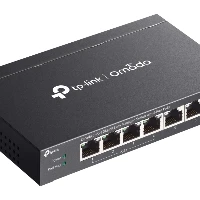 TP-Link Omada ES206GP, Managed, Gigabit Ethernet (10/100/1000), Power over Ethernet (PoE), Wall mountable