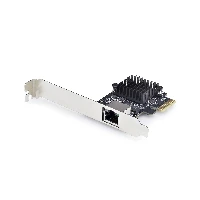 StarTech.com 1-Port 5G Gigabit PCIe Network Adapter Card, 5G/2.5G/1G/100M/10M PCI Express LAN Card, Realtek RTL8126, Windows and Linux, TAA Compliant, Internal, Wired, PCI Express, Ethernet, 5000 Mbit/s, Black, Silver